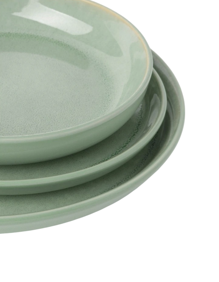 Chadwick 12 Piece Dinner Set - Olive