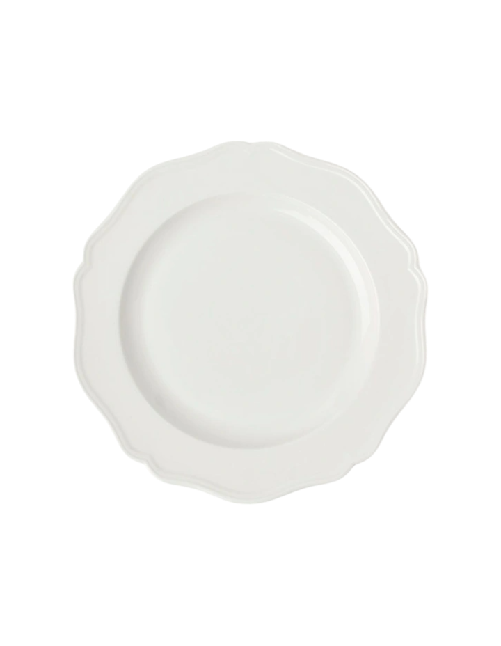 Scalloped Dinner Set 12 Piece in White