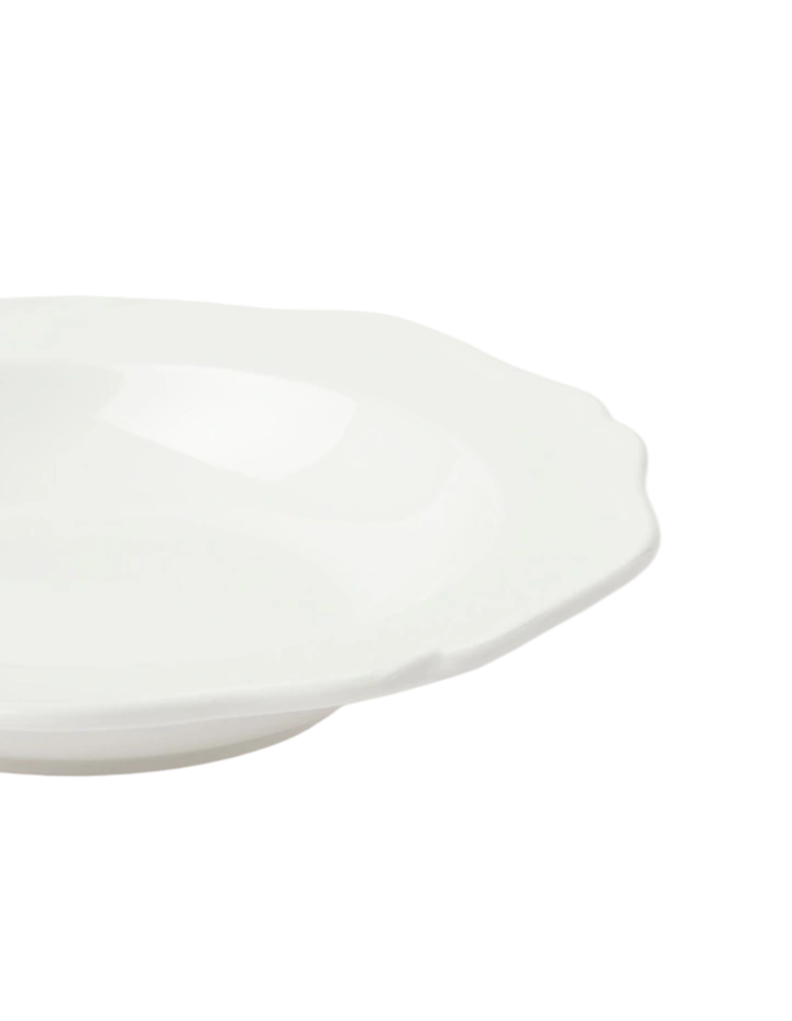Scalloped Dinner Set 12 Piece in White
