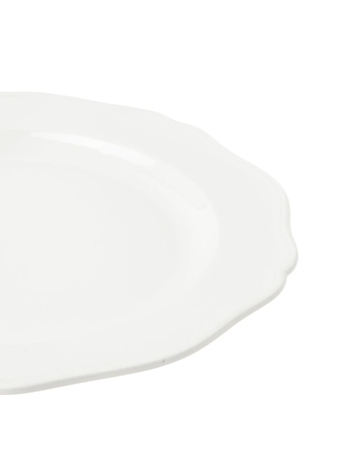 Scalloped Dinner Set 12 Piece in White
