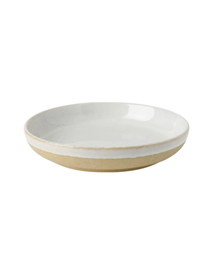 Chadwick Wiped Edge Shallow Bowl Small - Natural