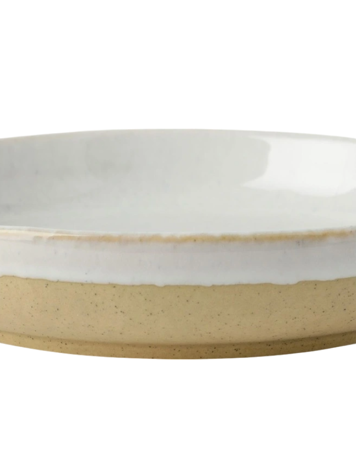 Chadwick Wiped Edge Shallow Bowl Small - Natural