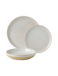 Chadwick Wiped Edge 12 Piece Dinner Set - Natural