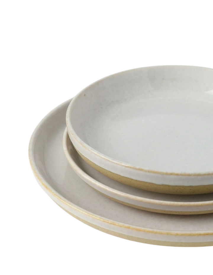 Chadwick Wiped Edge 12 Piece Dinner Set - Natural