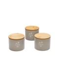 Set of 3 Casa Storage Canisters