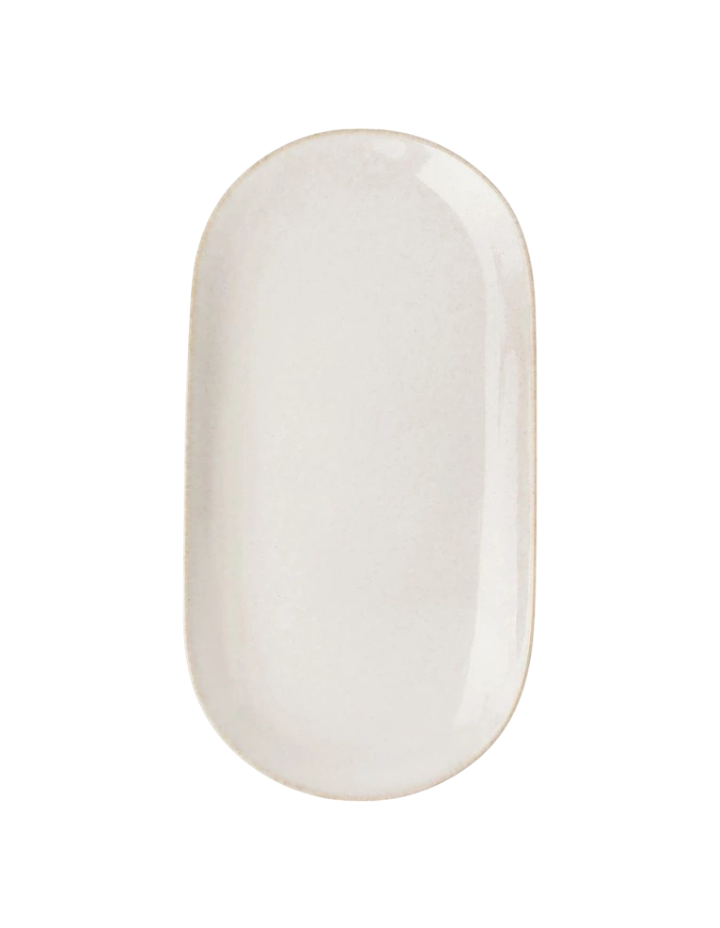 Chadwick Wiped Edge Oblong Platter - Natural