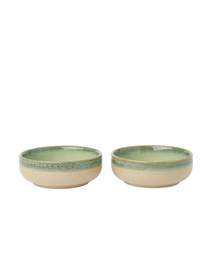Chadwick Wiped Edge Tapas Bowls Set of 4 - Olive