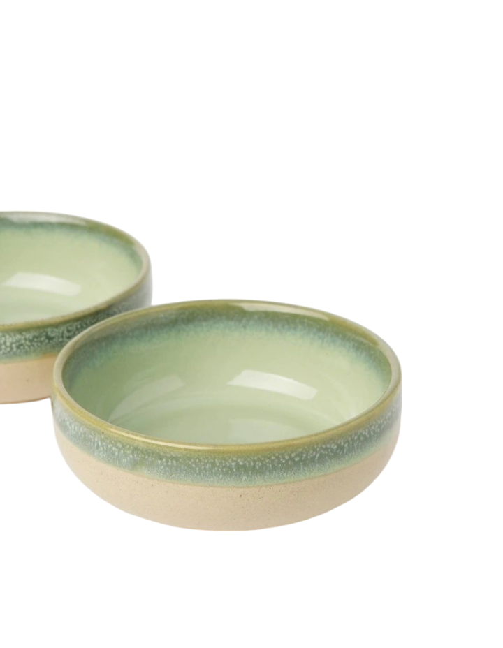 Chadwick Wiped Edge Tapas Bowls Set of 4 - Olive