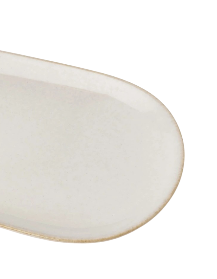 Chadwick Wiped Edge Oblong Platter - Natural