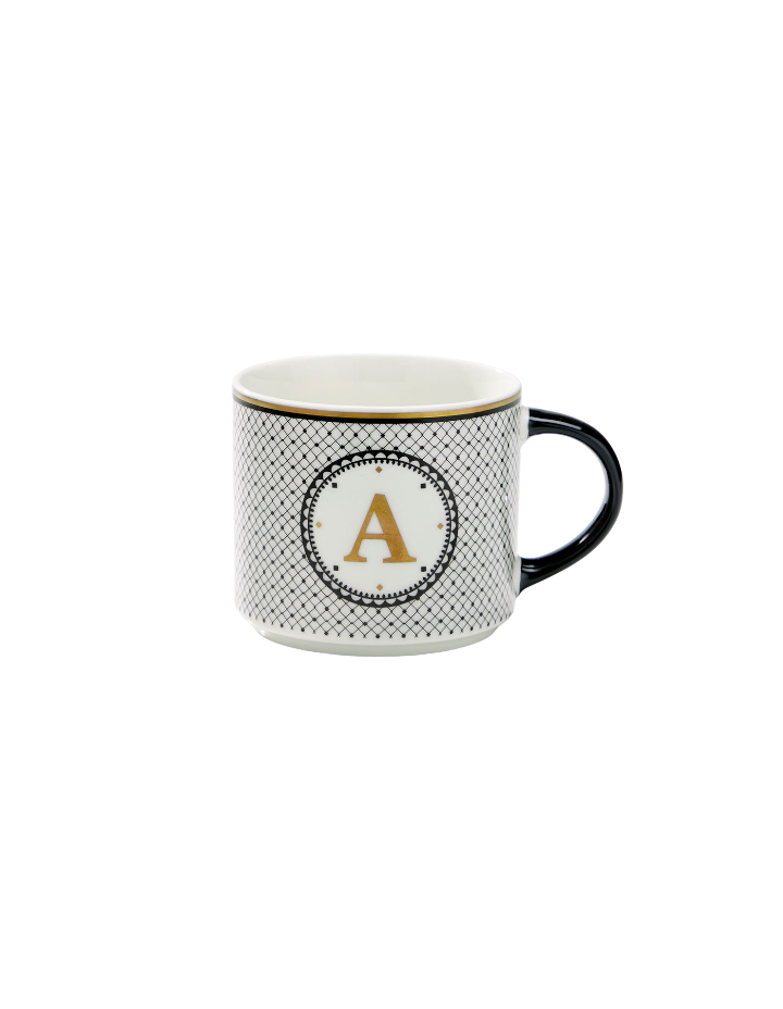 Monogram Letter Mug