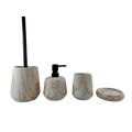 Bubble Brown Bathroom Set