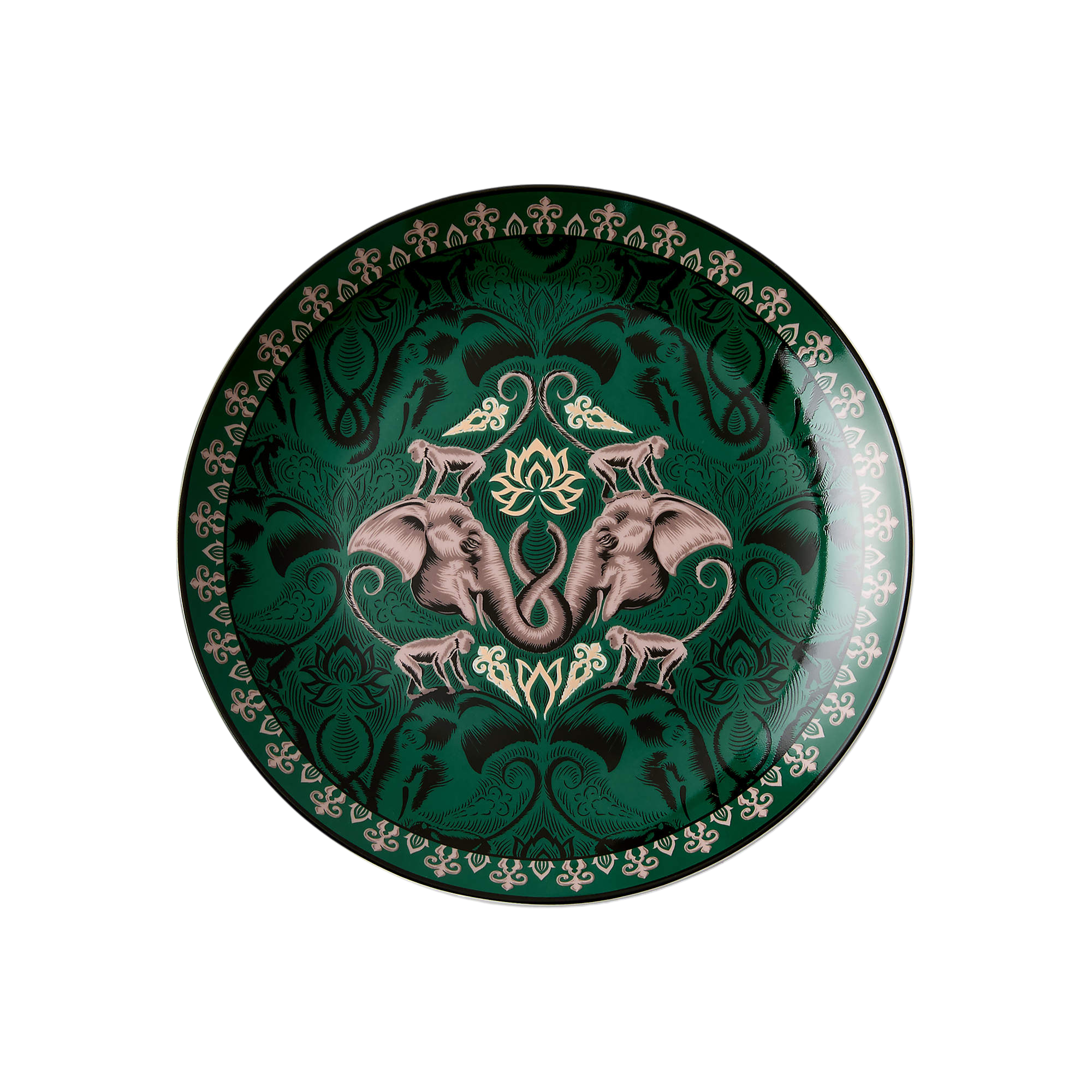 Elephant Appetizer Plate Set of 6 - The White Lotus