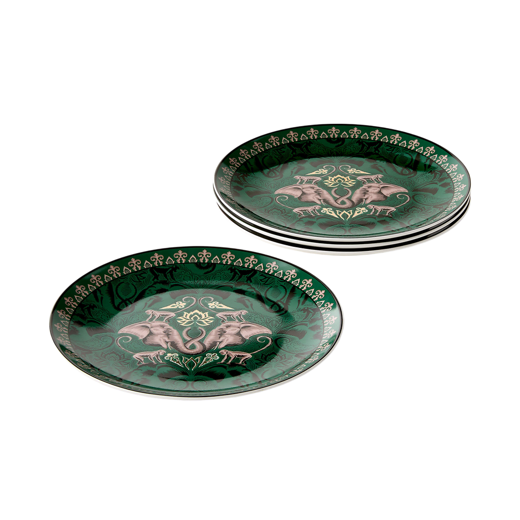 Elephant Appetizer Plate Set of 6 - The White Lotus