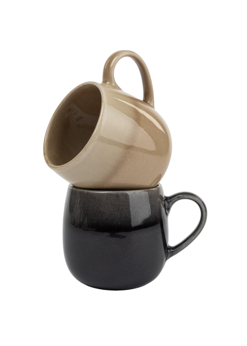 Belly Reactive Stoneware Mug