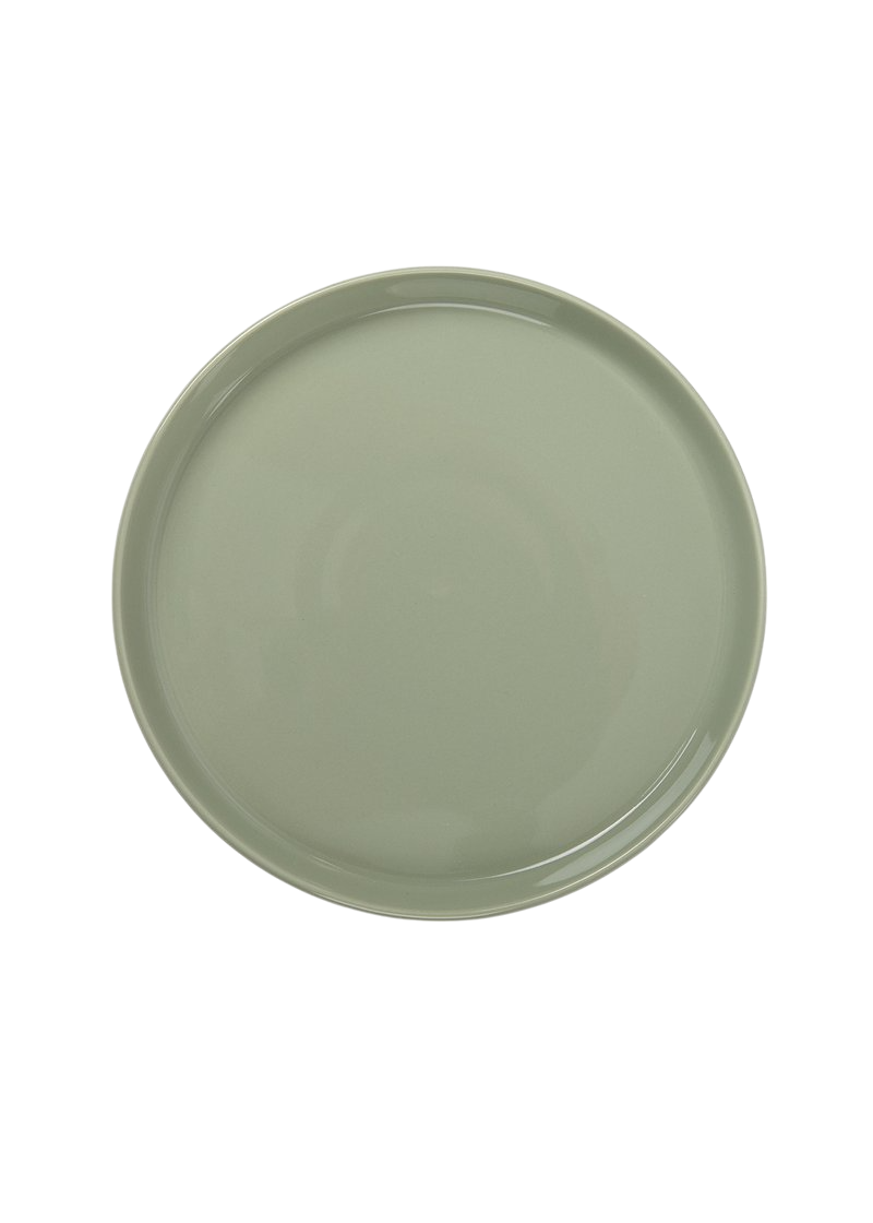 Hawthorne Stacked Porcelain Side Plates 4 Piece Set in Green