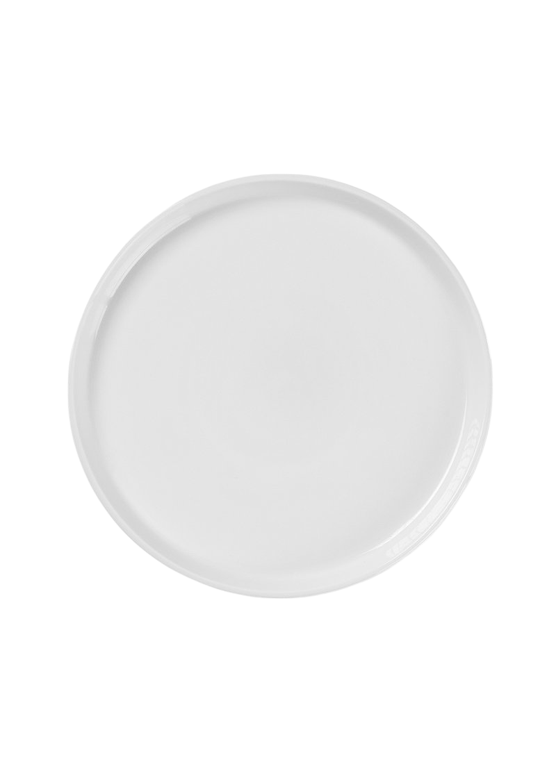 Hawthorne Stacked Porcelain Side Plates 4 Piece Set in White
