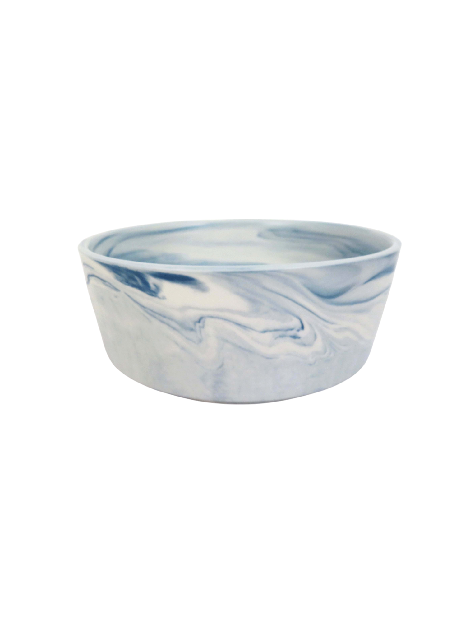 Marble Swirl Dinner Set - Blue