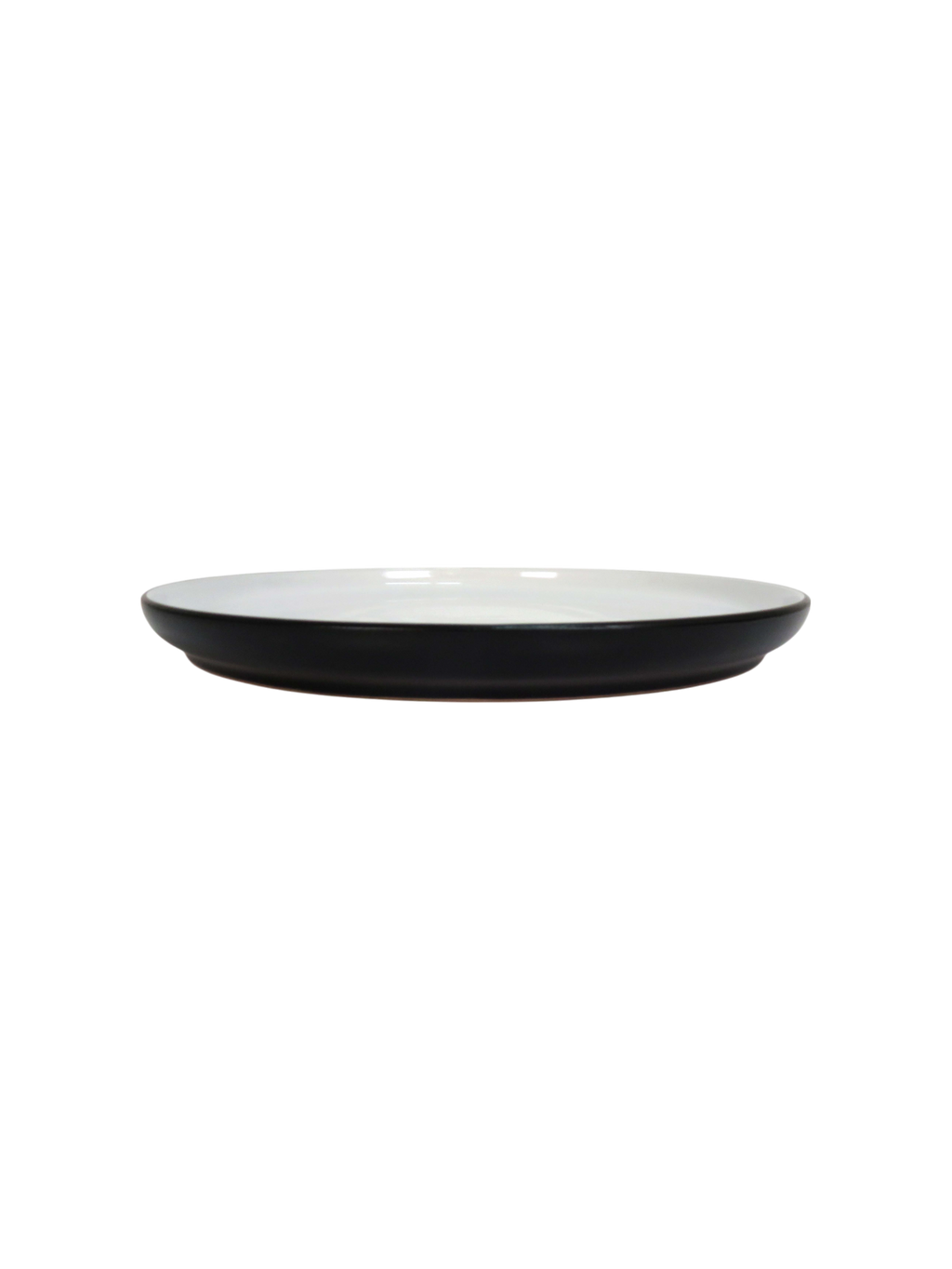 White & Black Dinner Plate