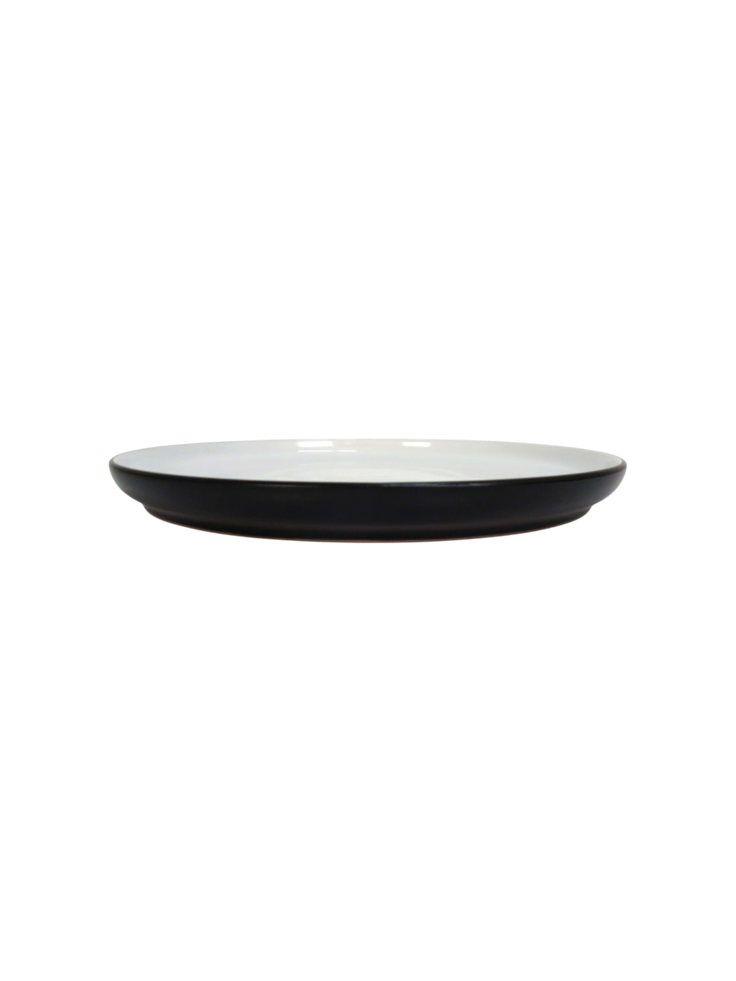 White & Black Dinner Plate