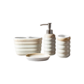 Pillow Bathroom Set - Natural Reactive