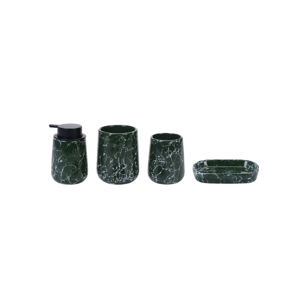 Cliff Green Bathroom Set