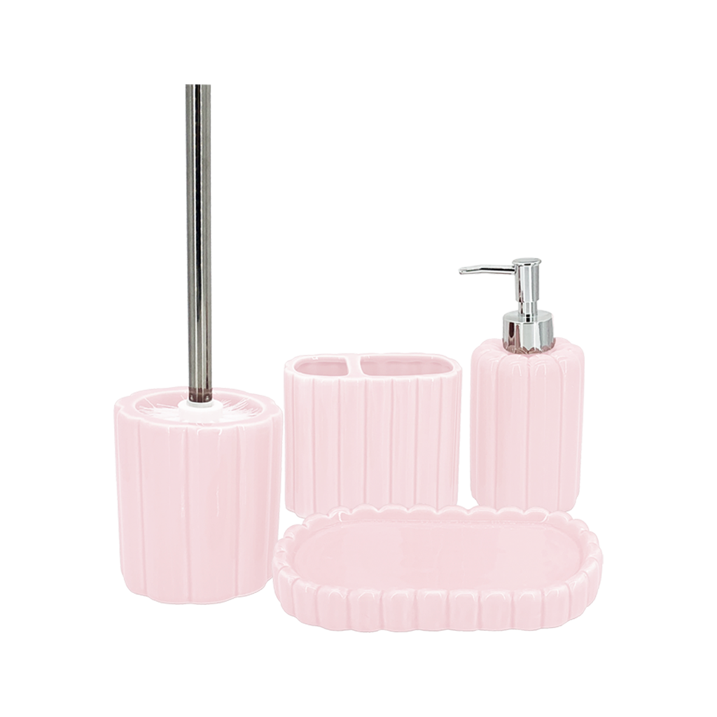 Eloise Bathroom Set - Pink