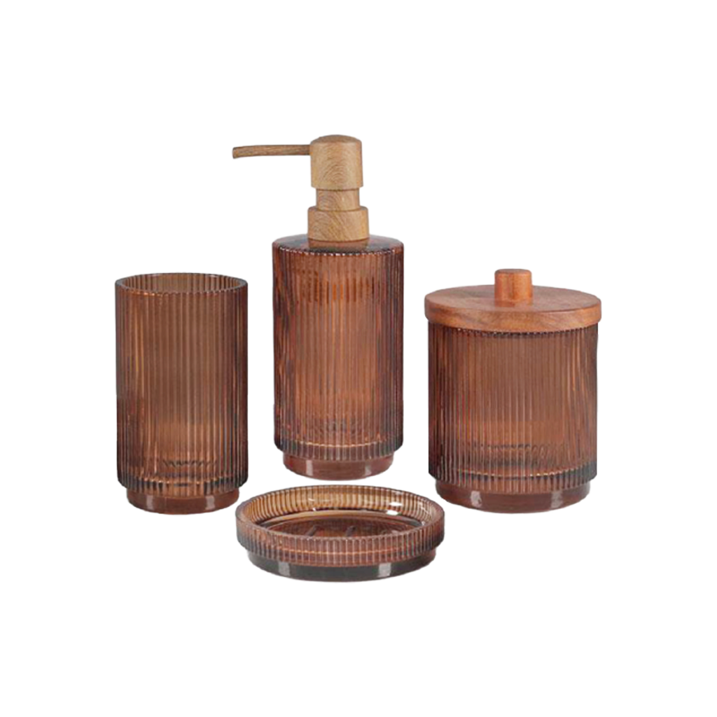 Toffee Bathroom Set