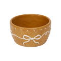Gingerbread Bow Serve Bowl