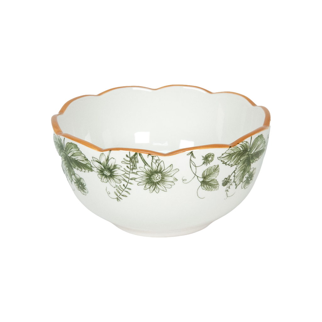 Easter Painted Petal Rim Bowl