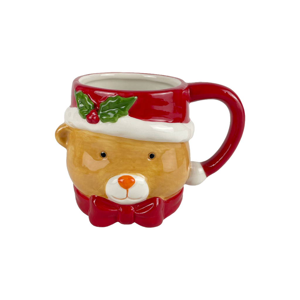 Festive Teddy Bear Mug