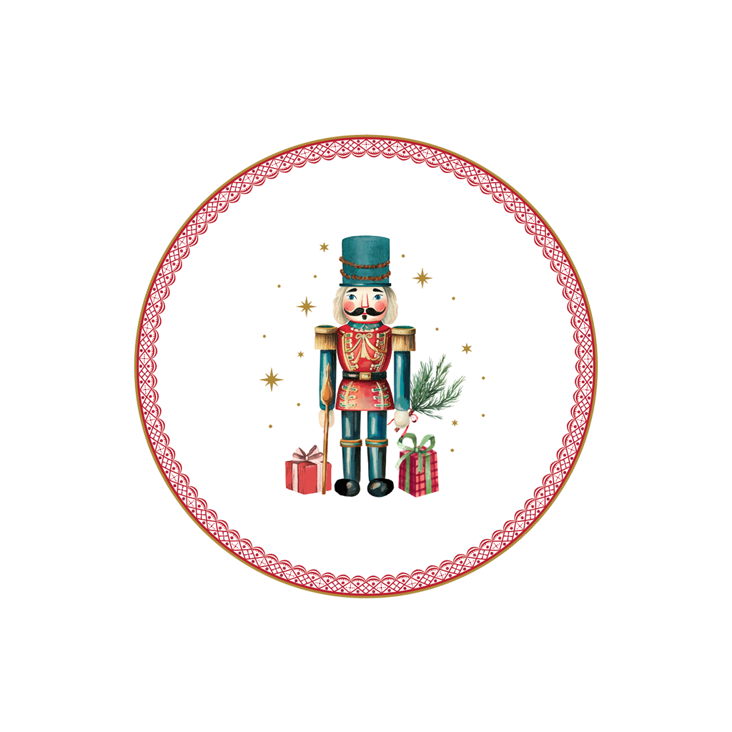 Festive Nutcracker Plate