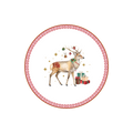 Festive Reindeer Plate