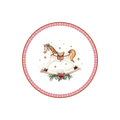 Festive Rocking Horse Plate