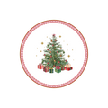 Festive Christmas Tree Plate