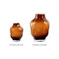 Moore Coloured Glass Vase - Toffee