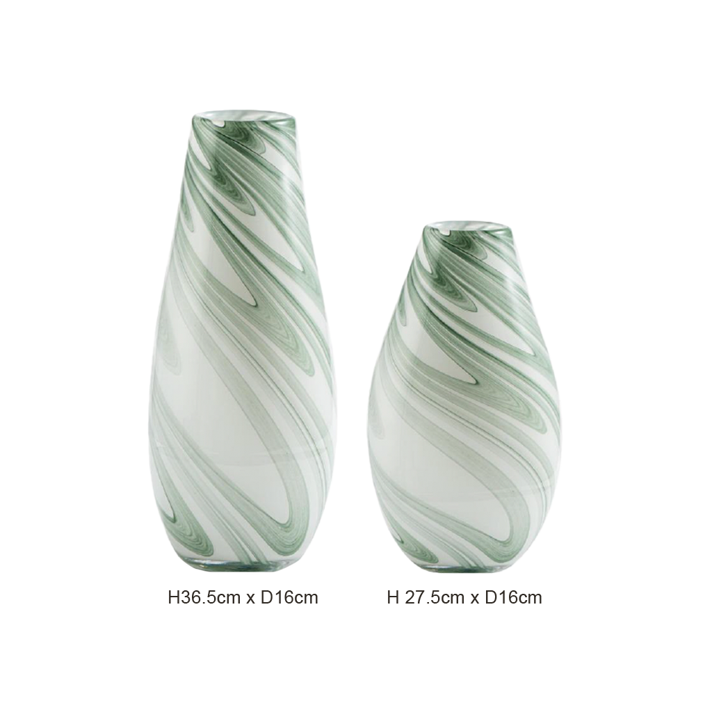 Ember Coloured Glass Vase
