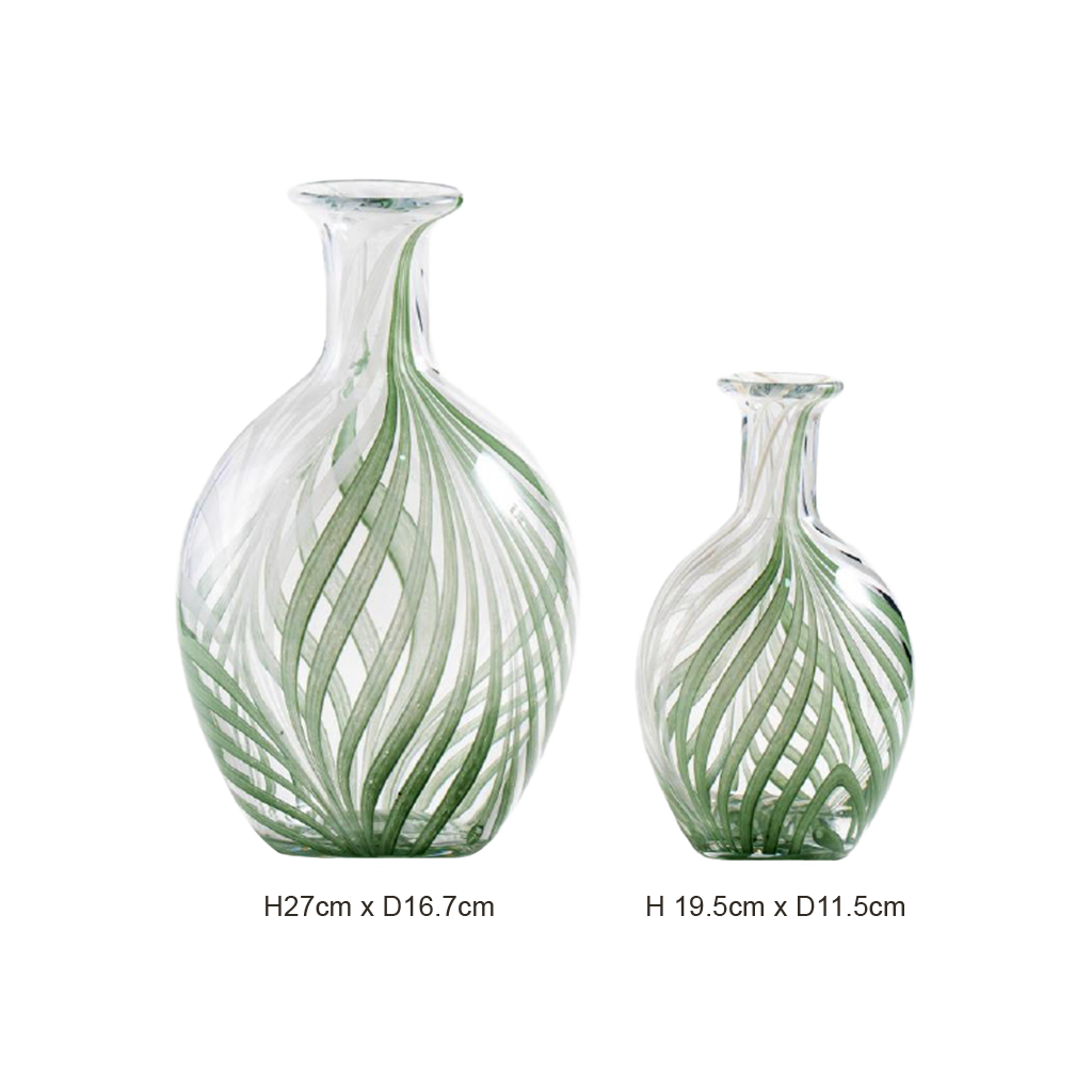 Cynder Coloured Glass Vase