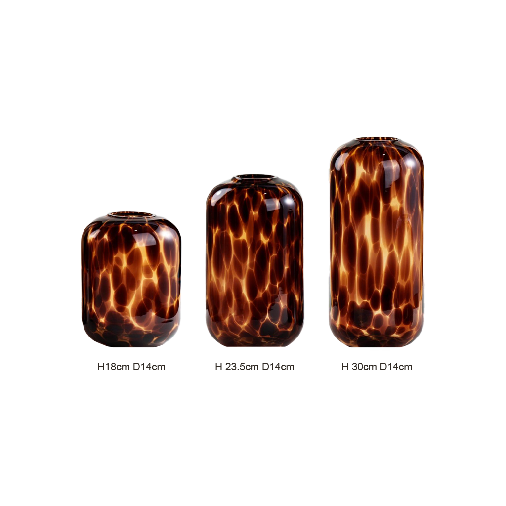 Tiger's Eye Cylindrical Vase