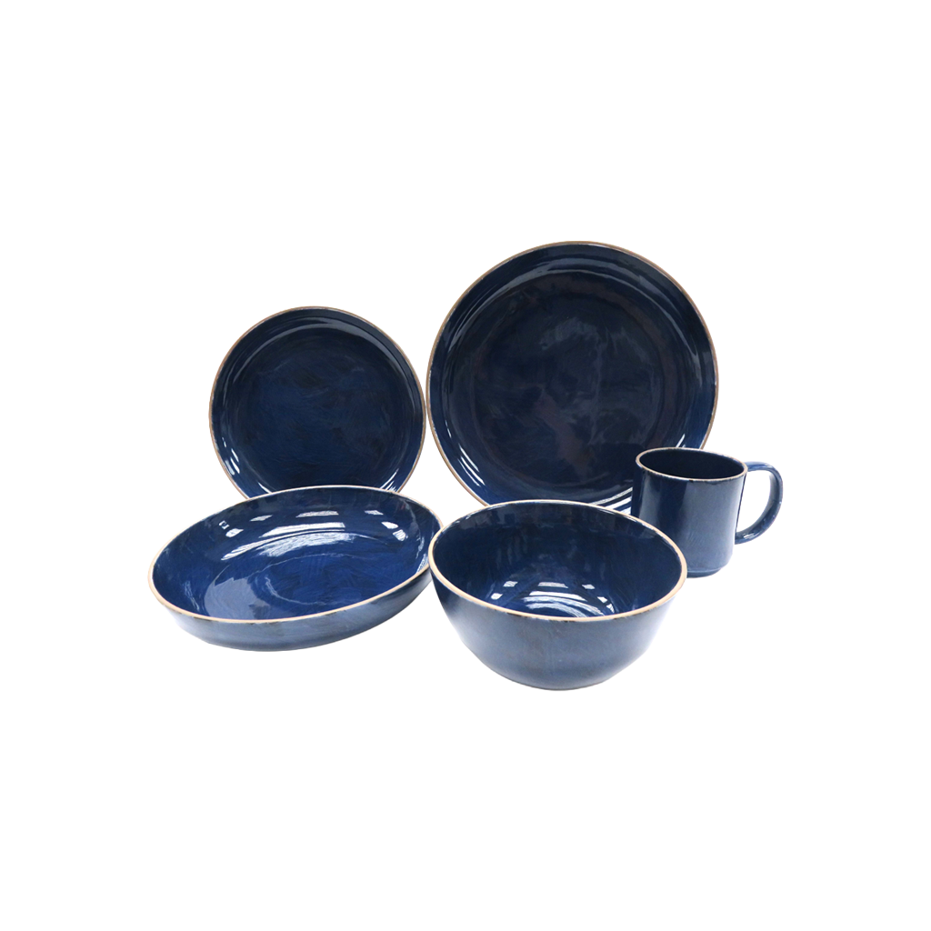 Brush Tide Certified Recycled Dinner Set