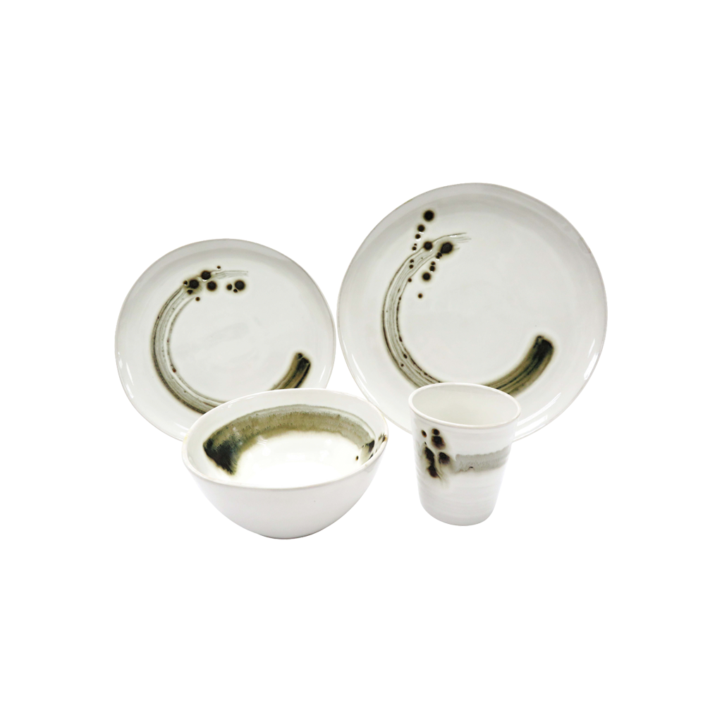 Aurora Certified Recycled Clay Dinner Set