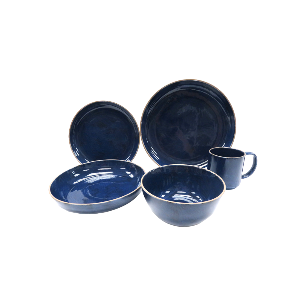Brush Certified Recycled Dinner Set - Tide
