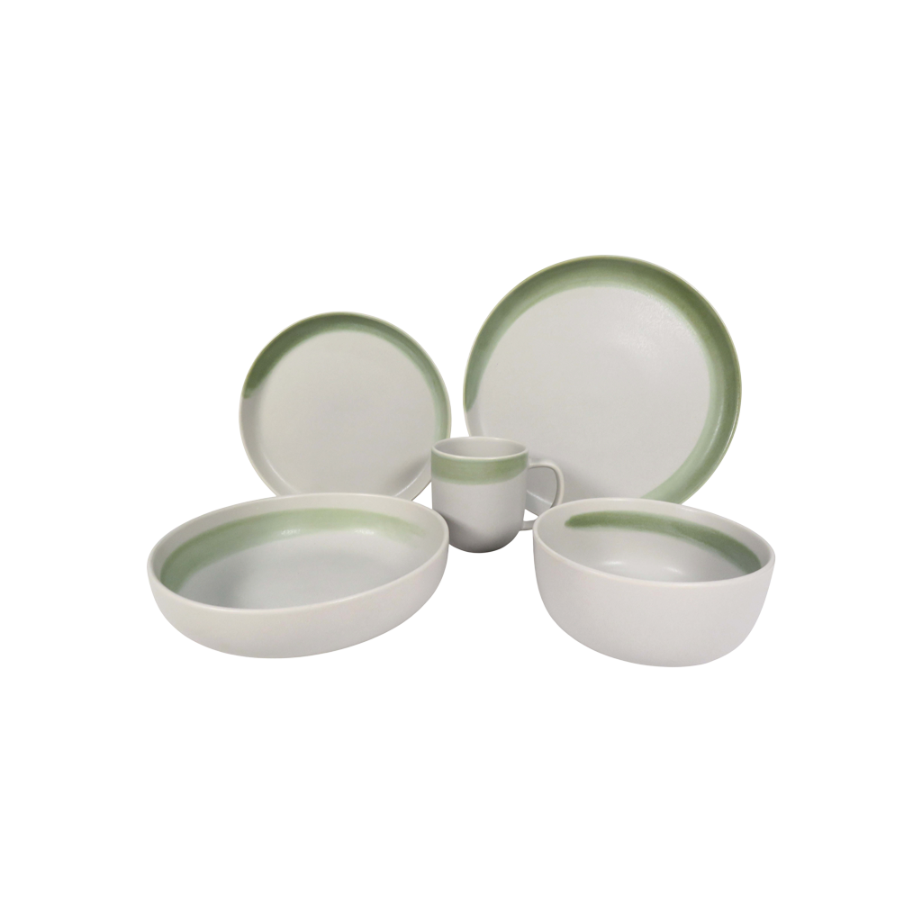 Mia Recative Glaze Dinner Set