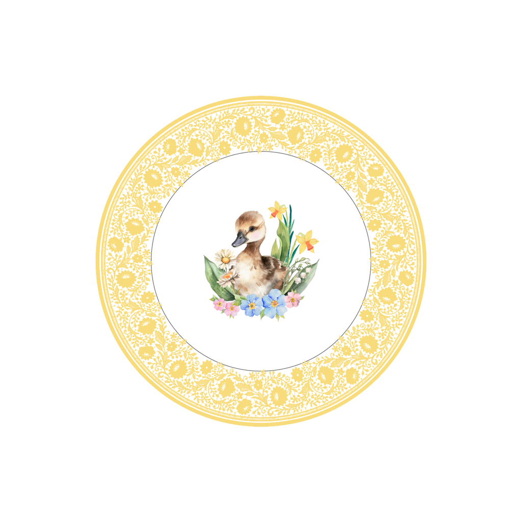 Easter Duckling Plate