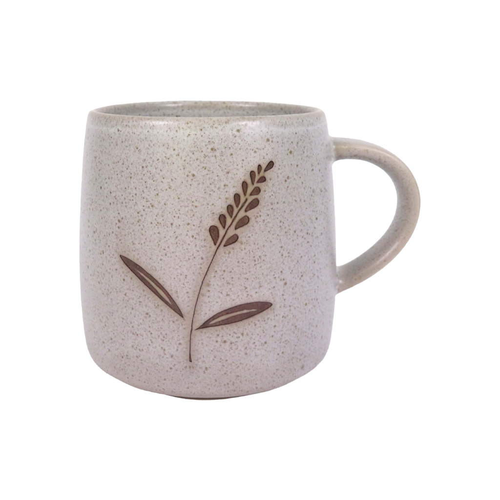 Wheat Wax Resist Mug