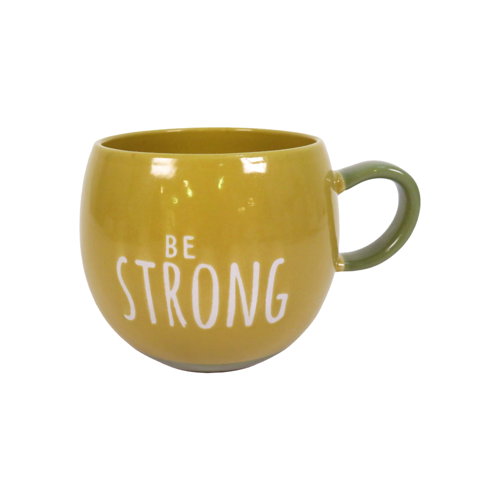 Be Strong Wax Resist Mug