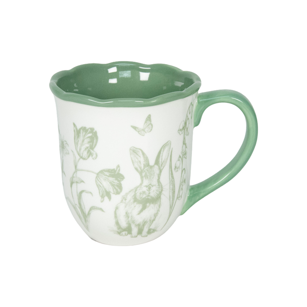 Easter Painted Petal Rim Mug