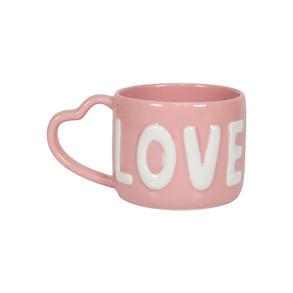 Embossed LOVE Mug