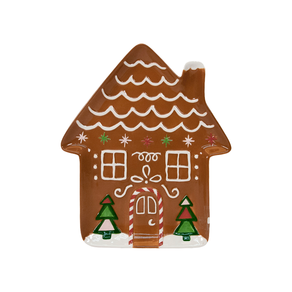 Gingerbread House Plate