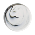 Swirl Black and White Dinner Plate