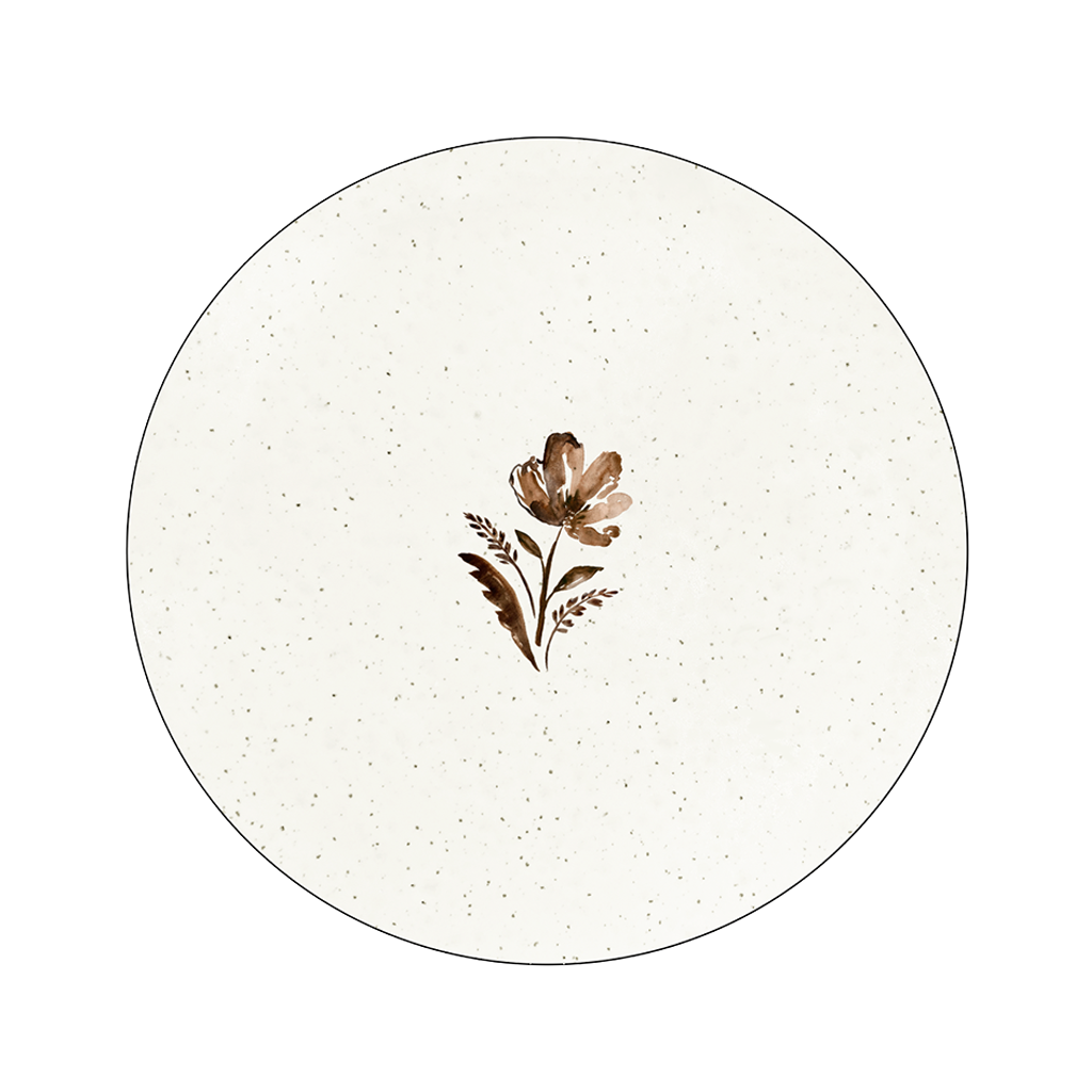 Delicate Watercolour Floral Decal